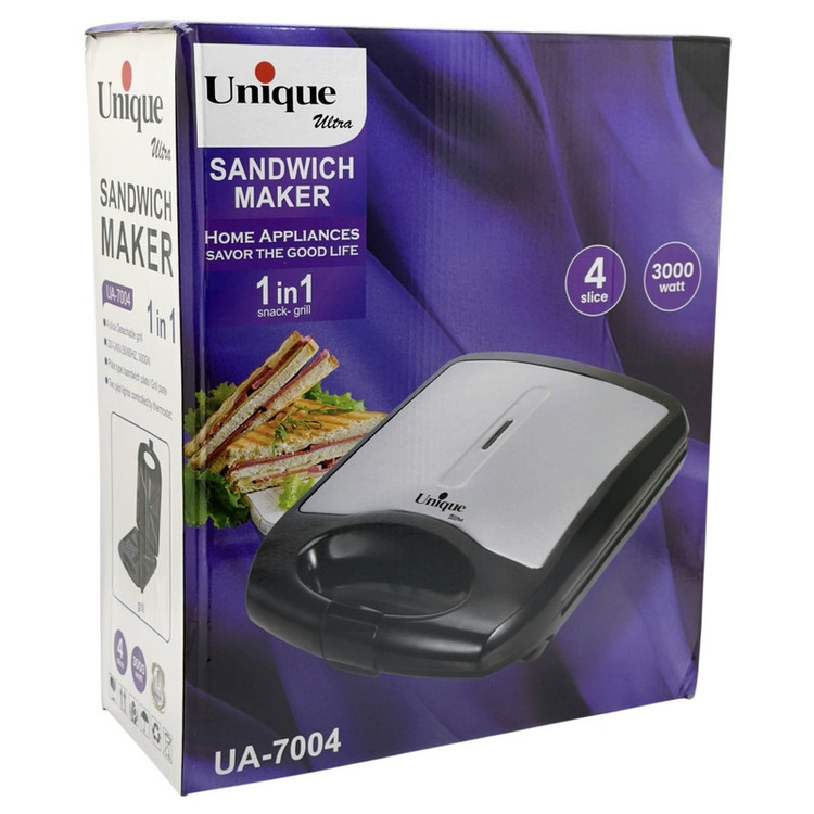 ساندویچ ساز 4 خانه یونیک الترا مدل UA-7004