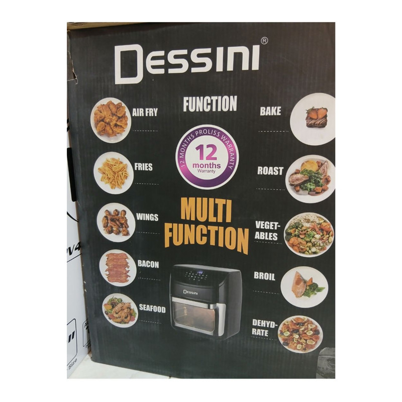 سرخکن هواپز بدون روغن 14 لیتری دسینی مدل DS-877D با بیش از 7 برنامه پخت، ظرفیت 14 نفره