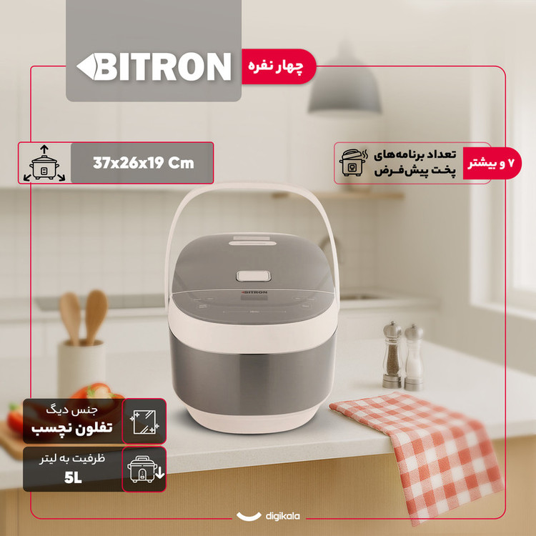 پلوپز 4 نفره بیترون مدل BRC-KK12