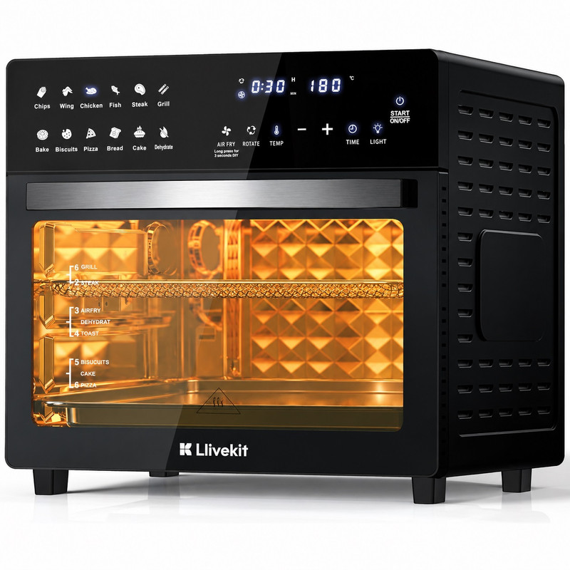 سرخ‌کن 26 لیتر لایوکیت مدل KDF-3317DTW