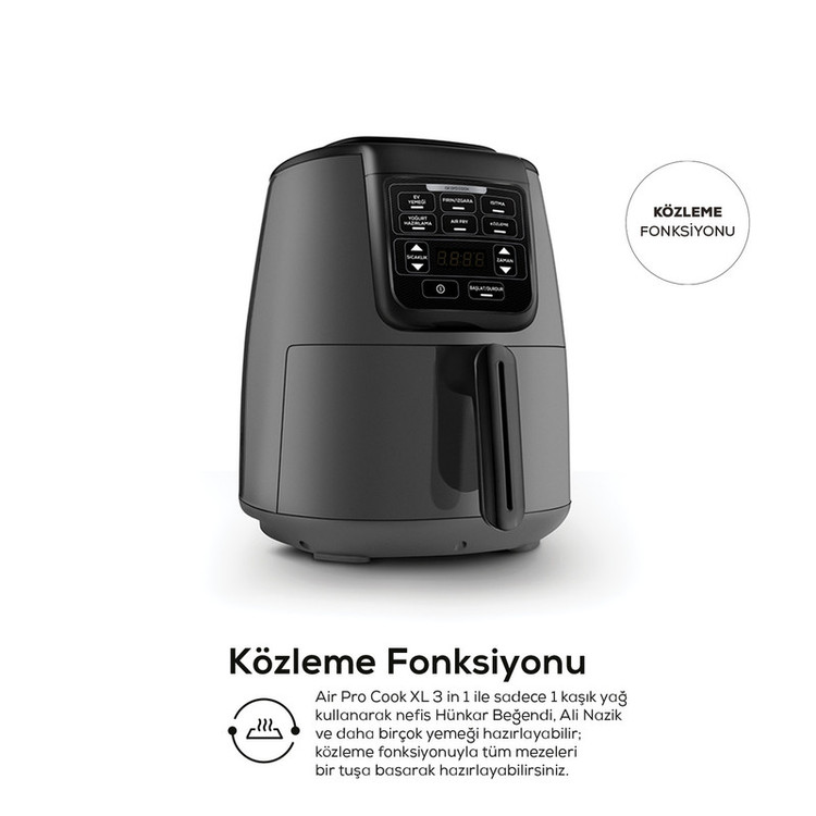 هواپز 4 لیتری کاراجا مدل Air Pro Cook 3 in 1 XL
