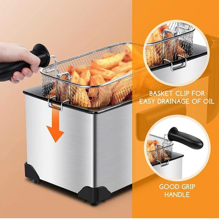 سرخکن 3 لیتر راف مدل R5219 طرح دیپ فرایر