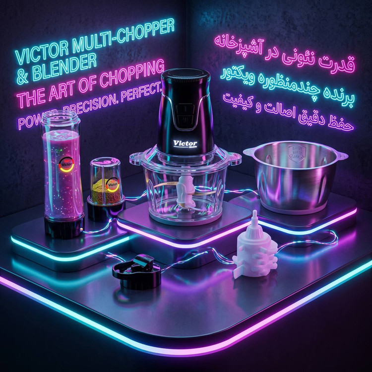 خردکن 2 لیتری ویکتور مدل VK-1009CH