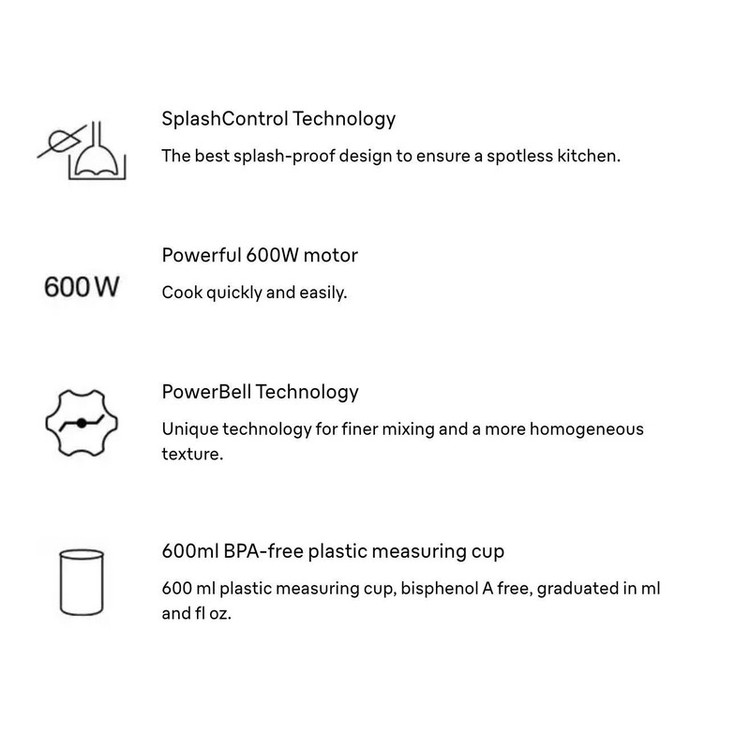 گوشت کوب برقی 600 وات براون مدل MQ500
