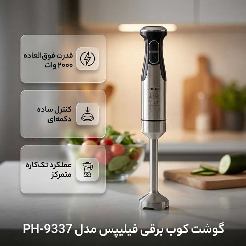 گوشکوب برقی 2000 وات فیلیپس مدل PH-9337